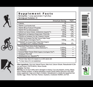 "FLOW" Electrolyte Powder (with 300mg of Potassium & Plant-Based BCAAs)