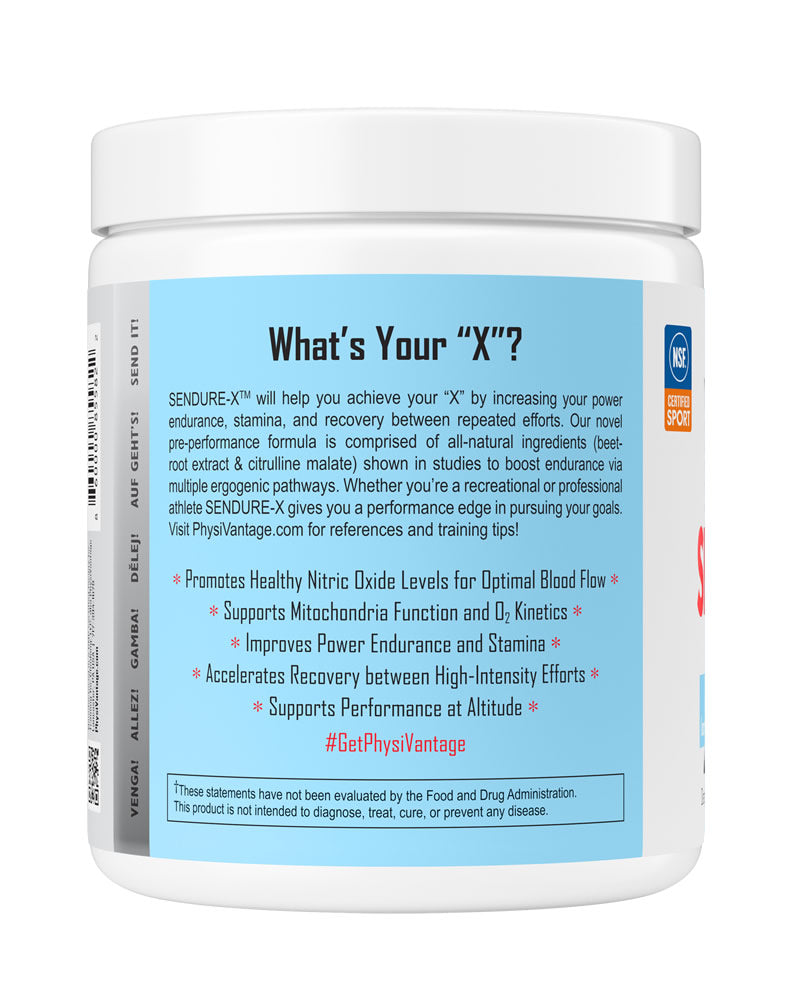 Sendure-X Beetroot performance drink for climbers and endurance