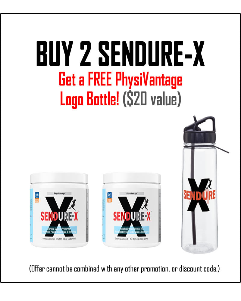 Sendure-X Performance - 2-Pack with Free PhysiVantage Logo Bottle