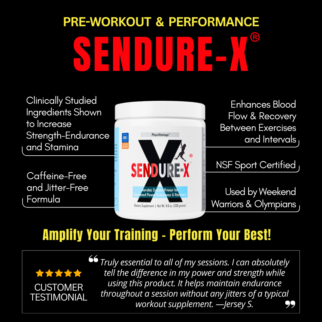 SENDURE-X® - Pre-Workout & Performance (Boost Power-Endurance