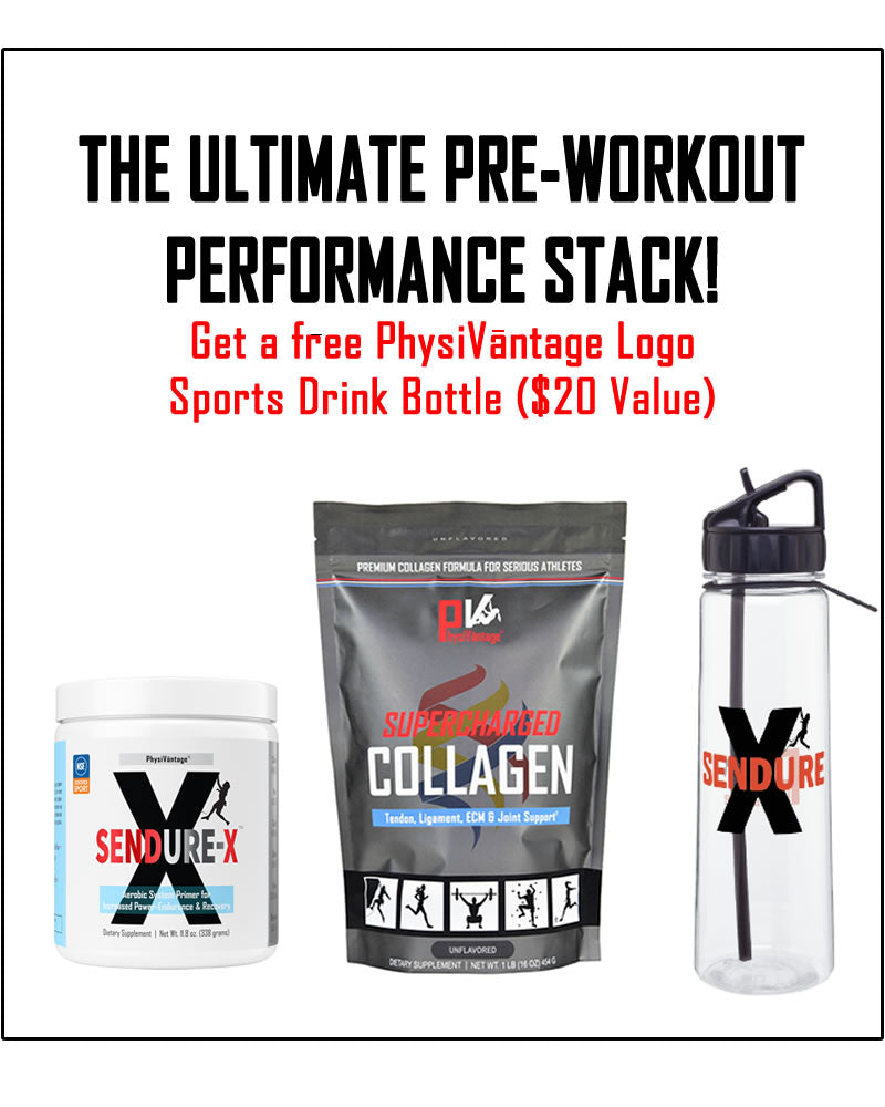 The Ultimate Pre-Workout Stack with Free PhysiVāntage Logo Bottle