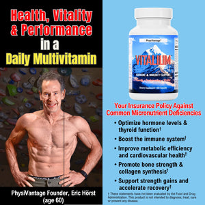 VITALIUM™ Daily Supplement (Hormone, Metabolism, and Immunity Support)