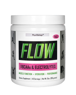 "FLOW" Electrolyte Powder (with 300mg of Potassium & Plant-Based BCAAs)