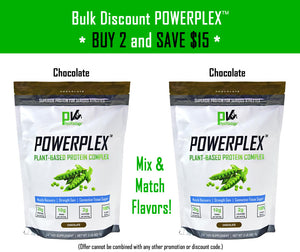 POWERPLEX Plant Protein Bulk Discount (2 Bags - 4 Lbs Total)