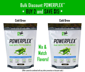 POWERPLEX Plant Protein Bulk Discount (2 Bags - 4 Lbs Total)