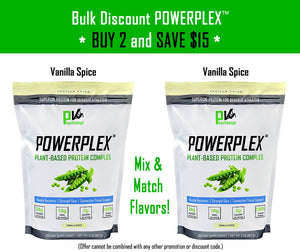 POWERPLEX Plant Protein Bulk Discount (2 Bags - 4 Lbs Total)