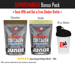 Supercharged Collagen® Bonus Pack with Free Shaker Cup