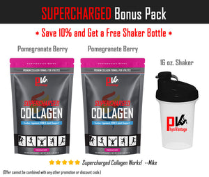 Supercharged Collagen® Bonus Pack with Free Shaker Cup