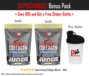Supercharged Collagen® Bonus Pack with Free Shaker Cup