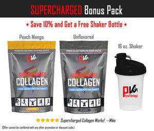 Supercharged Collagen® Bonus Pack with Free Shaker Cup