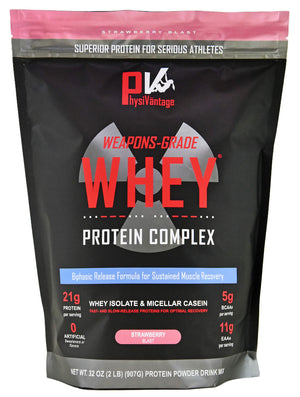 Strawberry Weapons-Grade Whey protein